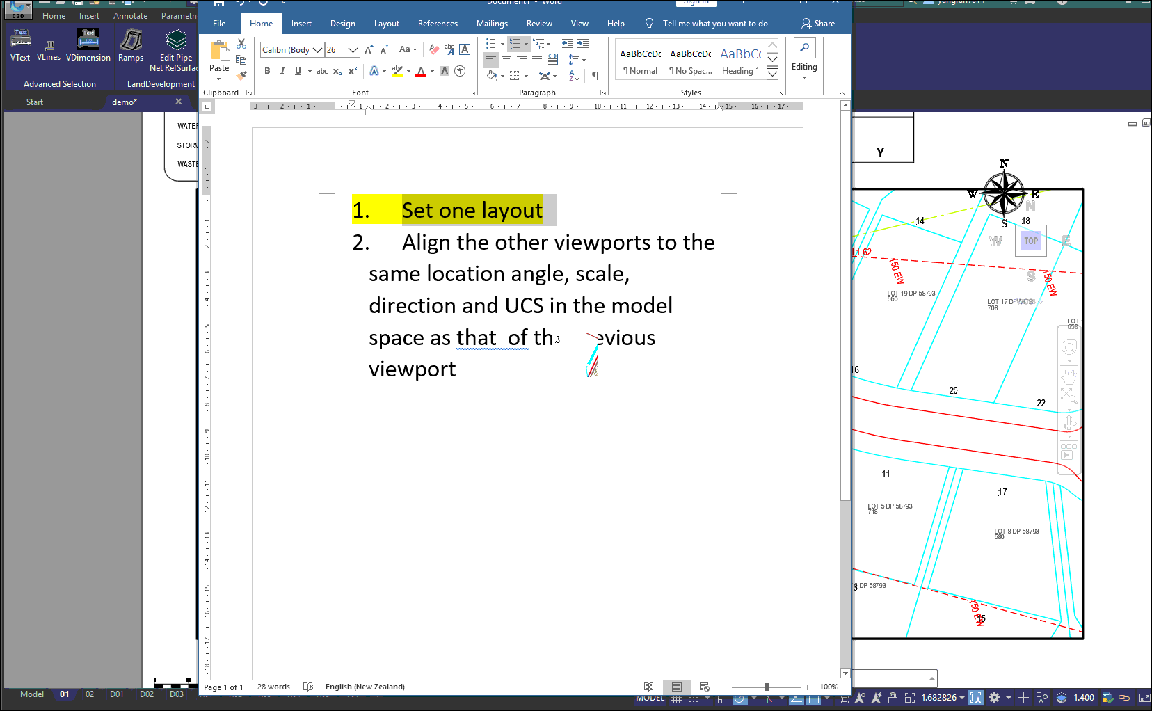 Adjust the multiple viewports by several clicks
